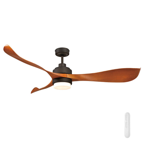 Eagle II 56 DC Ceiling Fan Oil Rubbed Bronze - LED Light