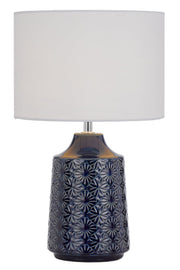 Fedon E27 Table Lamp Blue and White