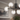 Felton 6lt Pendant Black with Clear Prism Pattern Glass