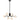 Felton 6lt Pendant Black with Opal Matt Glass
