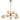 Felton 9lt Pendant Antique Gold with Amber Tear Pattern Glass