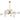 Felton 12lt Pendant Antique Gold with Clear Prism Pattern Glass