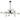 Felton 12lt Pendant Black with Clear Prism Pattern Glass