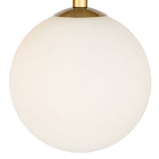 ORTON 7xG9 Antique Gold with Opal Matt Glass Ball 1150mm Pendant