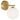 Felton 1lt Wall Light Antique Gold with Opal Glass