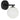 Felton 1lt Wall Light Black with Opal Glass