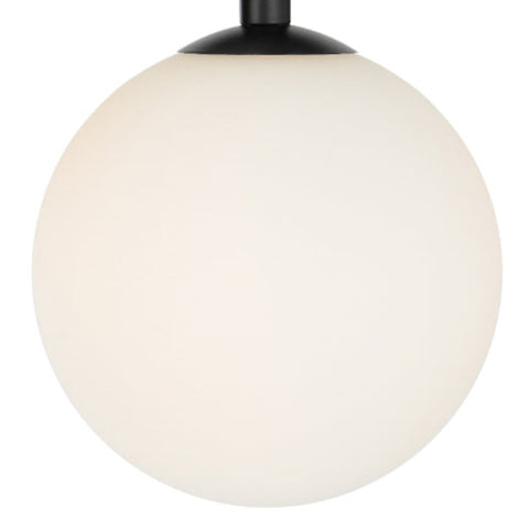 ORTON 7xG9 Black with Opal Matt Glass Ball 1150mm Pendant