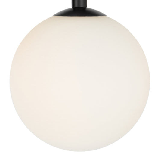 ORTON 7xG9 Black with Opal Matt Glass Ball 1150mm Pendant