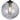 Gaston 2lt Pendant Black with Smoke Glass