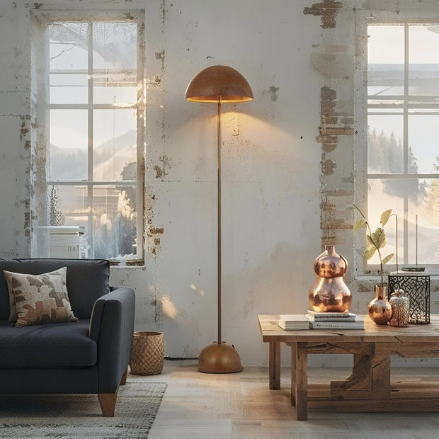 Ferum 2 x E27 Floor Lamp Rust