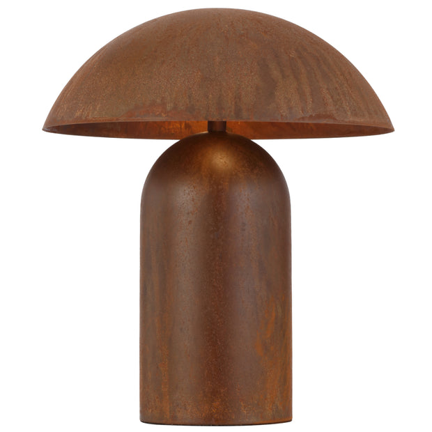 Ferum 2 x E27 Small Table Lamp Rust