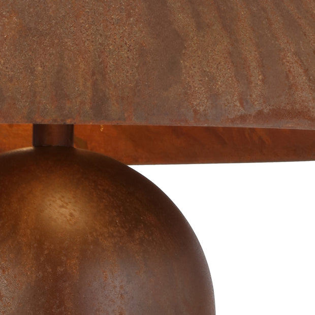 Ferum 2 x E27 Small Table Lamp Rust