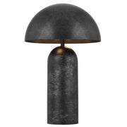 Ferum 2 x E27 Large Table Lamp Black Patina