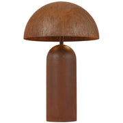 Ferum 2 x E27 Large Table Lamp Rust