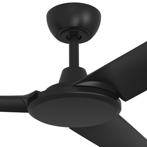 FlatJET 52 3, 4 or 5 Blade DC Ceiling Fan Black