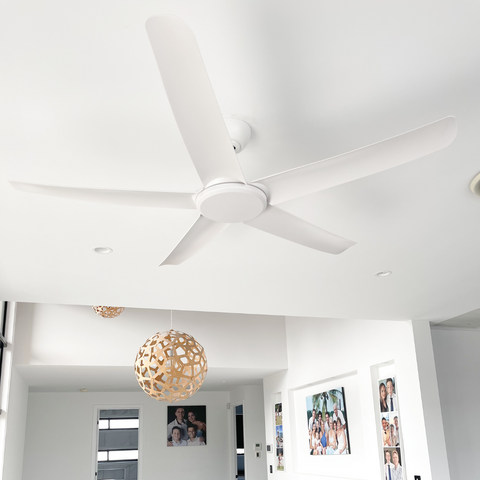 FlatJET 56 3, 4 or 5 Blade DC Ceiling Fan White