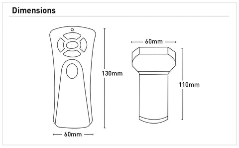 Mercator Basic Fan Remote FRM87