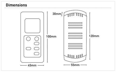 Mercator LCD Fan Remote FRM97