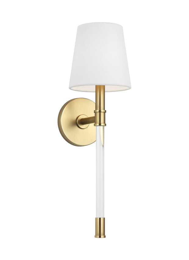 Hanover 1 Light Wall Sconce Burnished Brass
