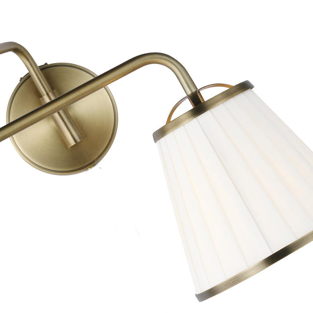 Esther 1L Swing Arm Wall Sconce Time Worn Brass