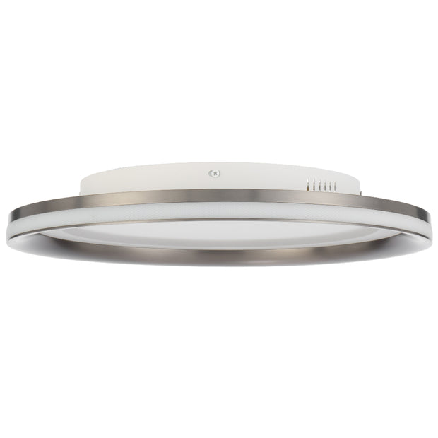 Fulcrum 40w LED 3000K Dimmable 40cm Oyster Light Pearl Grey/Frost