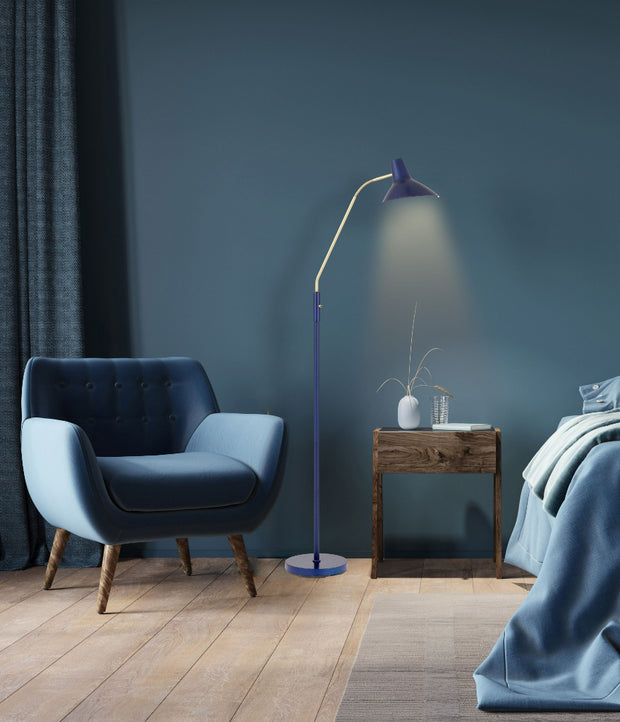 Farbon Blue Floor Lamp