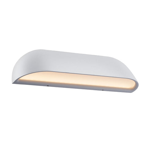 Front 36 12W 3000K LED IP44 Wall Light White