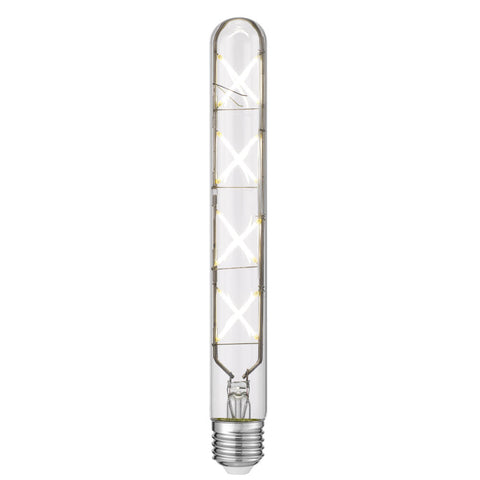 8w E27 LED 4000K Clear Triac Dimmable X Tube Globe