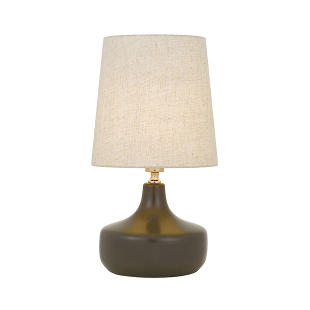 Gabino Table Lamp Olive and Ivory
