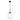 Garman 1lt Pendant Black