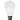 13w LED 3000K GLS B22 Non-Dimmable Globe