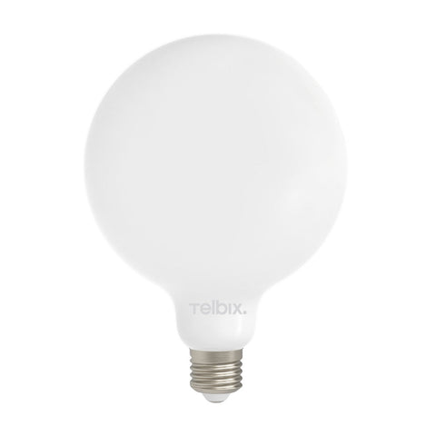 8w E27 LED 3000K Milk Filament Dimmable G125 Globe