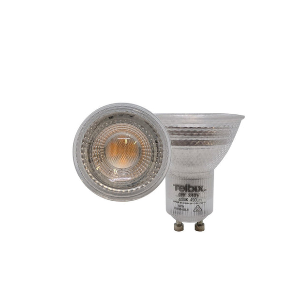 6w GU10 LED 4000K 38° Globe