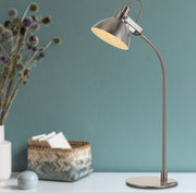 GWEN Nickel GU10 Desk Lamp