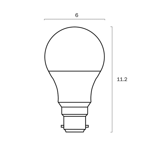 9w B22 LED CCT A60 Opal Globe