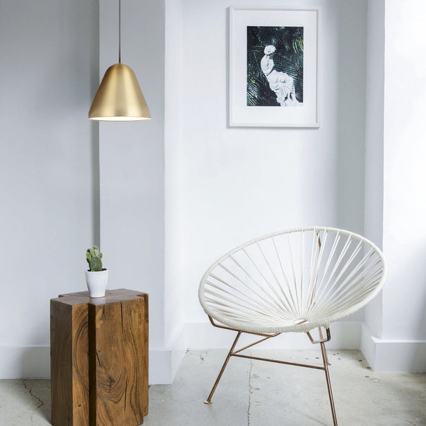 Hanami 22cm Pendant Brass Satin