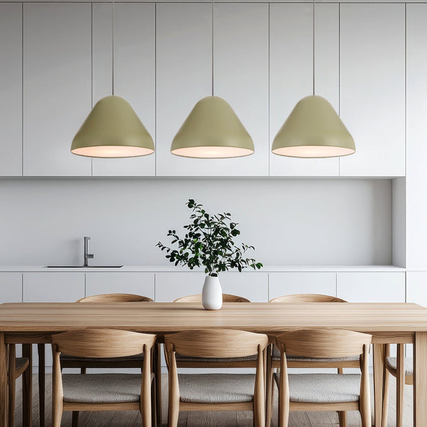 Hanami 44cm Pendant Green Satin