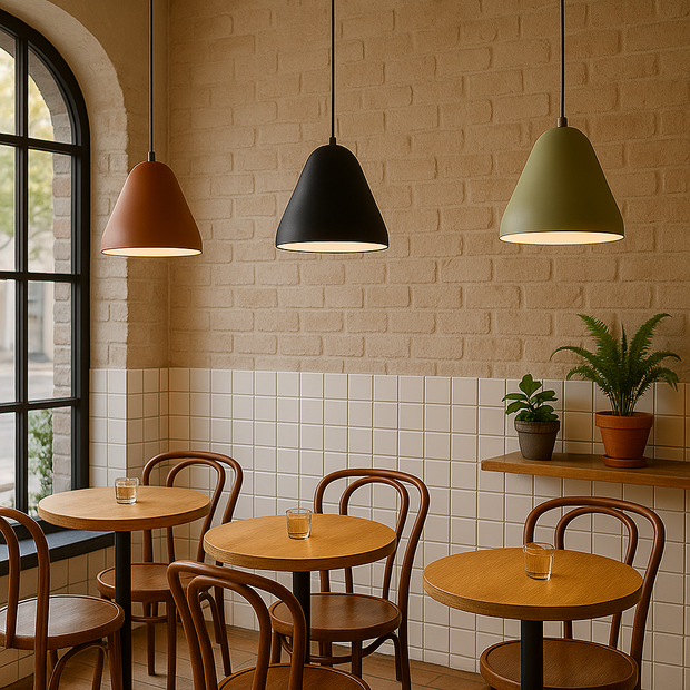 Hanami 22cm Pendant Green Satin