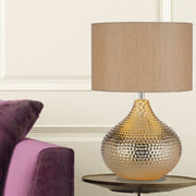 Hanoi Table Lamp Copper and Gold