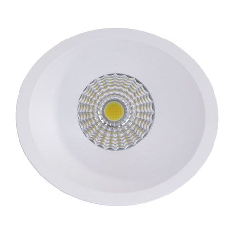 White Round Fixed 9w Recessed Wall Washer LED Downlight