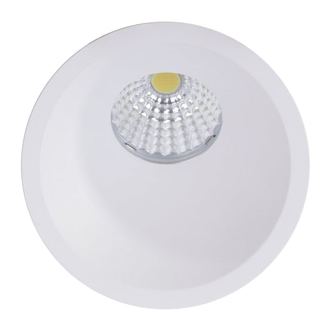 White Round Fixed 9w Recessed Wall Washer LED Downlight