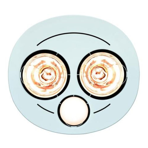 Instant Heat 3-in-1 Heat, Exhaust Fan and Light Non-Ducted WHITE