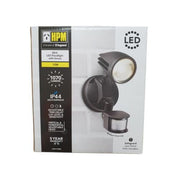 HPM SIKA 11.5W 1070lm LED Cool White Spot Light with PIR Sensor Black