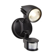 HPM SIKA 11.5W 1070lm LED Cool White Spot Light with PIR Sensor Black