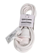 HPM Household 10A 3 Core 1.0mm² Piggyback Extension Lead 4m White