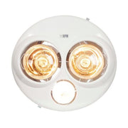 HPM 3-in-1 2-Lamp Instant Heat Bathroom Heater with Light
