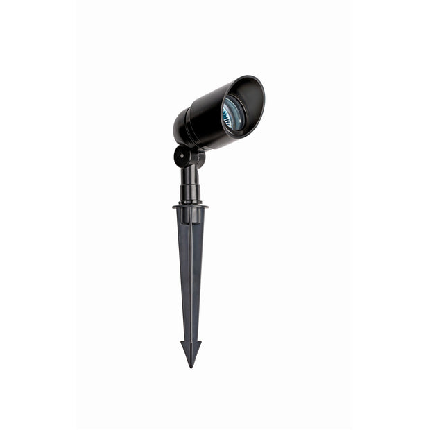 HPM 12V a.c. 10W Halogen Mini Garden Spotlight Black