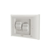 HPM AQUA 16A 2 Gang IP66 Weatherproof Flush Mount Switch Misty Grey