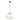 Hutton 1lt Pendant Gold