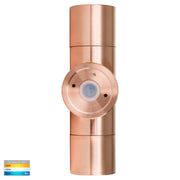 Tivah Up & Down Wall Pillar Light Solid Copper with 9in1 CCT GU10